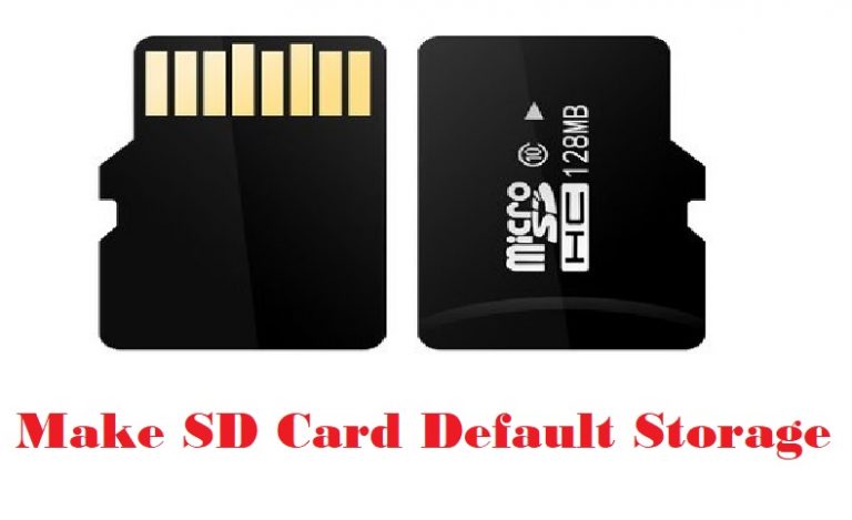How to make SD card default storage On Android PC