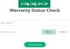 Oppo warranty check