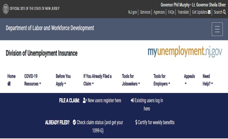 New Jersey Unemployment Benefits – NJUIFILE Apply Online @ myunemployment.nj.gov
