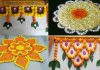Simple Rangoli Designs With Flowers – Easy Rangoli Flower Designs Rangoli