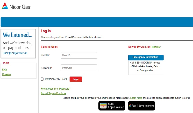 Can I Pay Nicor Gas Bill Online