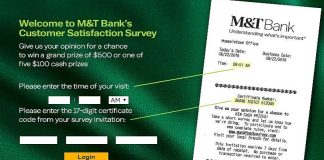 m and t bank survey