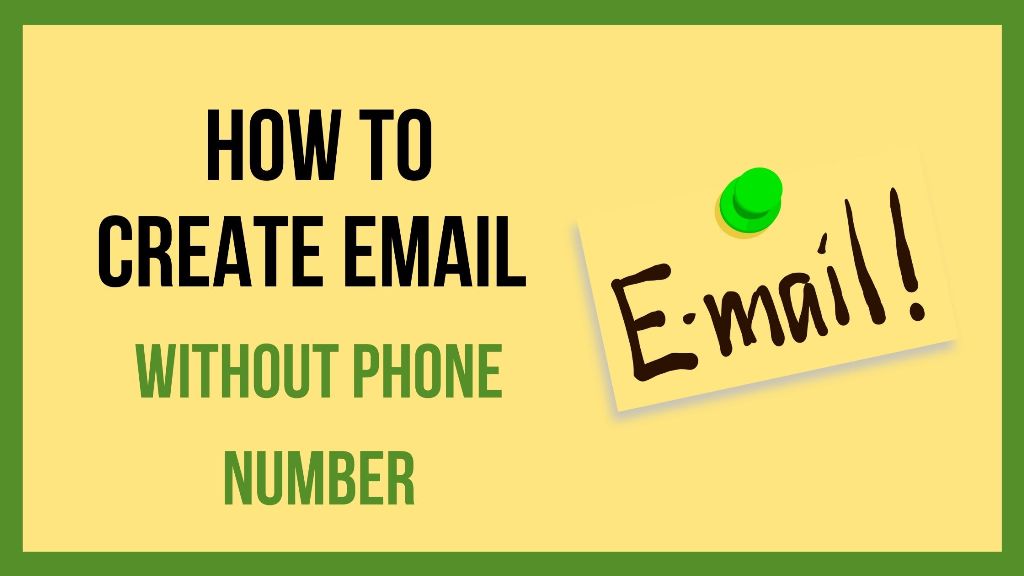 Create Email Without Number