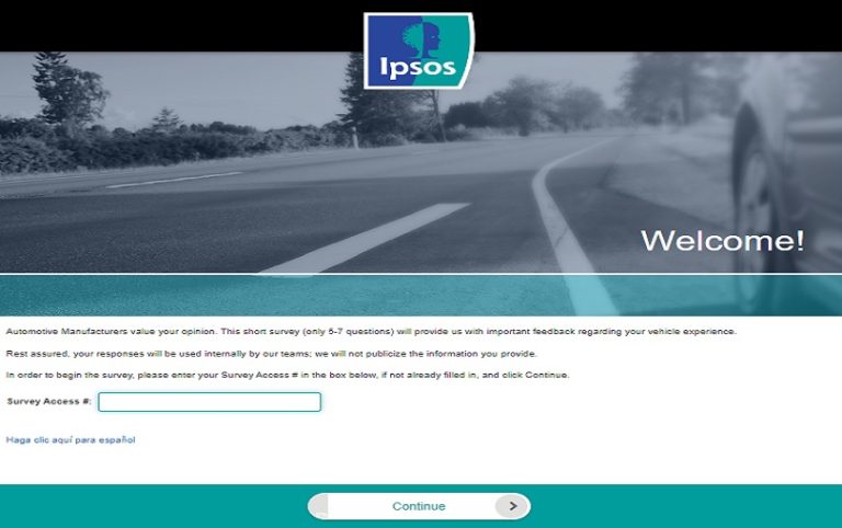 Ipsos Vehicle Survey At ipsos-vehicles.com survey