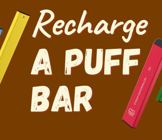 Recharge A Puff Bar Disposable Batteries
