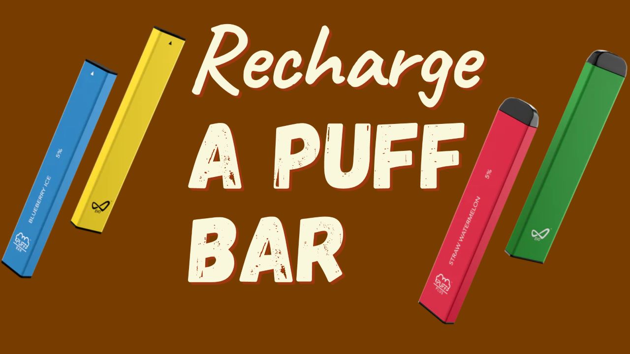 how to charge a puff bar without wires