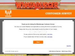 Take Whataburger Customer Survey