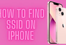 find ssid on iphone