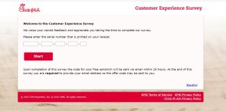Chick fil A Survey