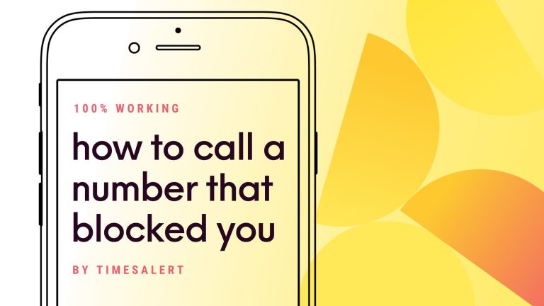 Call A Number That Blocked You
