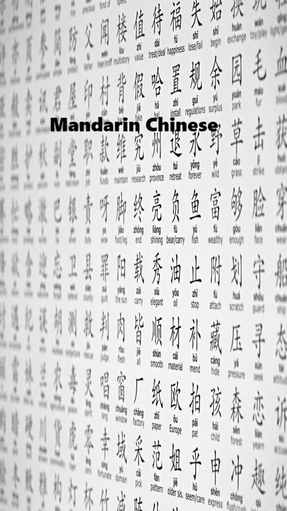 Mandarin Chinese