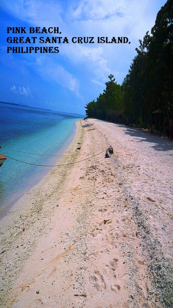 Pink Beach, Great Santa Cruz Island, Philippines