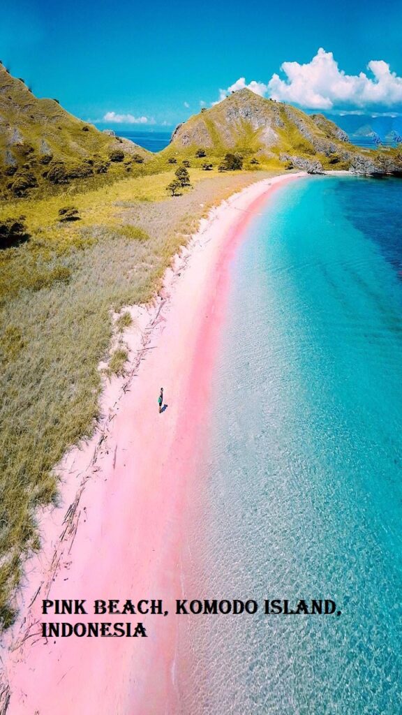 Pink Beach, Komodo Island, Indonesia