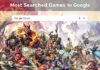 Most Searched Games on Google in the US Searched Games on Google in the US
