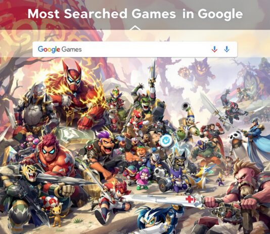 Searched Games on Google in the US
